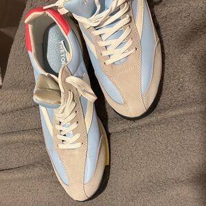 Women’s Trenton Blue and Beige Sneakers